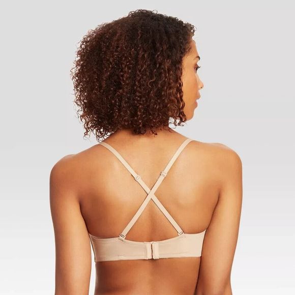 Maidenform Self Expressions Women's Stay Put Detachable Bra SE6990 Beige 40DD - Picture 7 of 8